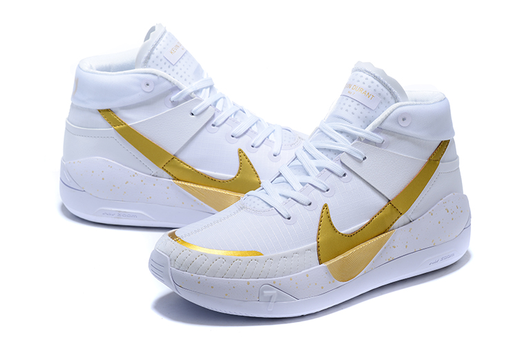 2020 Nike Kevin Durant 13 White Gold - Click Image to Close